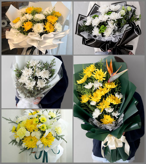 广东梅州市大埔县青溪镇上坪沙村白事花束代送
